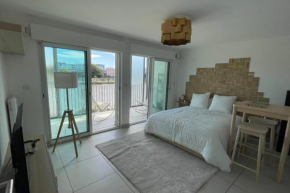 Nice studio 28 m with balcony near the center